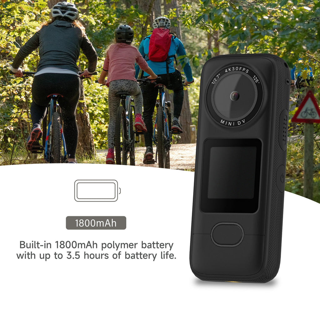 4K Cycling Sports Camera Waterproof Anti-Shake HD Touch Screen