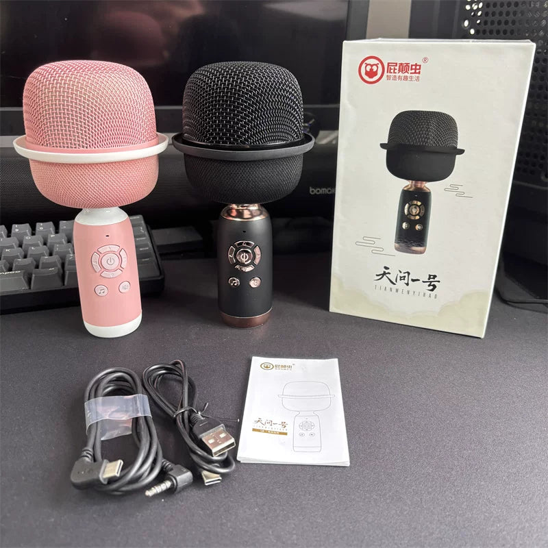 Pidanchen Wireless Karaoke Microphone TWS Speaker Bluetooth Mic