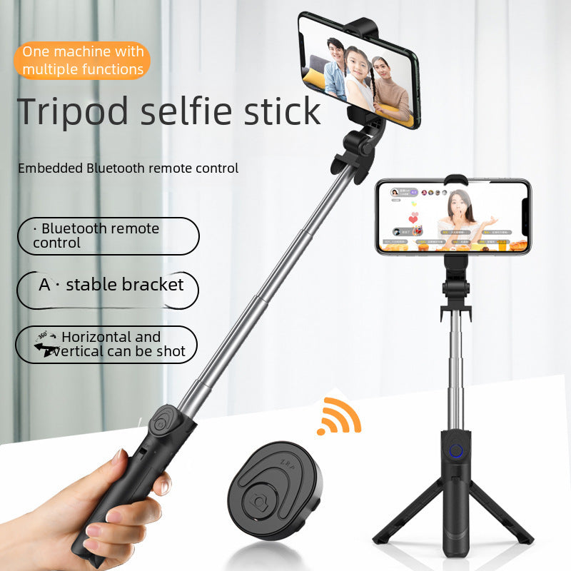 Bluetooth selfie stick lengthened fill light phone stand for live streaming tripod integrated camera anti-shake beauty stick manufacturer