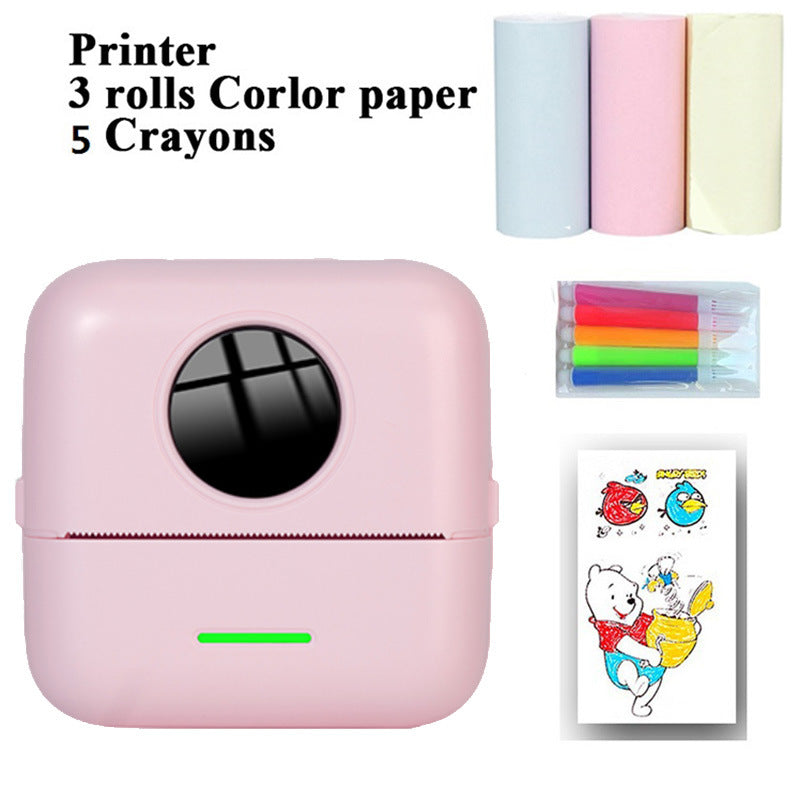 Cross-border new arrival portable mini student wrong question pocket printer label photo Bluetooth thermal printer