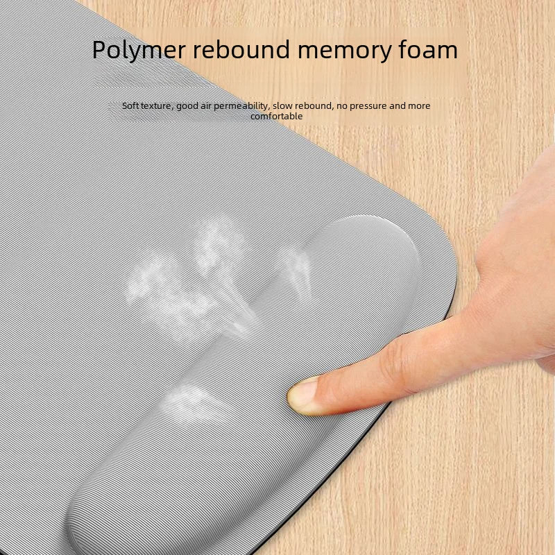 Memory Foam Wrist Rest Mouse Pad – Ergonomic Office & Gaming Support