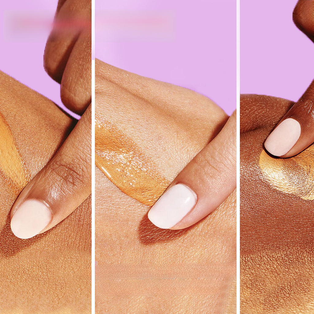 Cross-border sun tanning liquid foundation handaiyan wheat bronze concealer deep flesh color pearlescent gilding liquid foundation