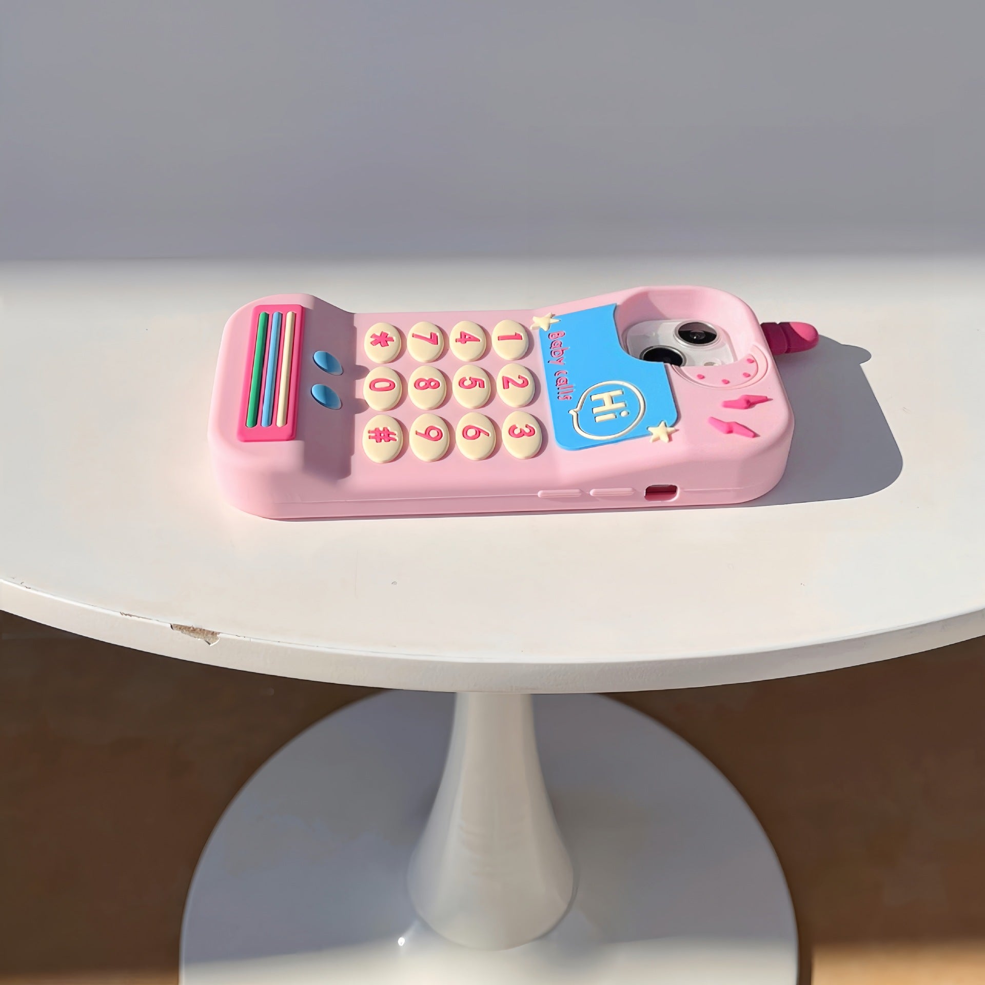 Suitable for Apple 15pro pink cellular phone phone case iphone14/13/12 girl silicone 3D cute