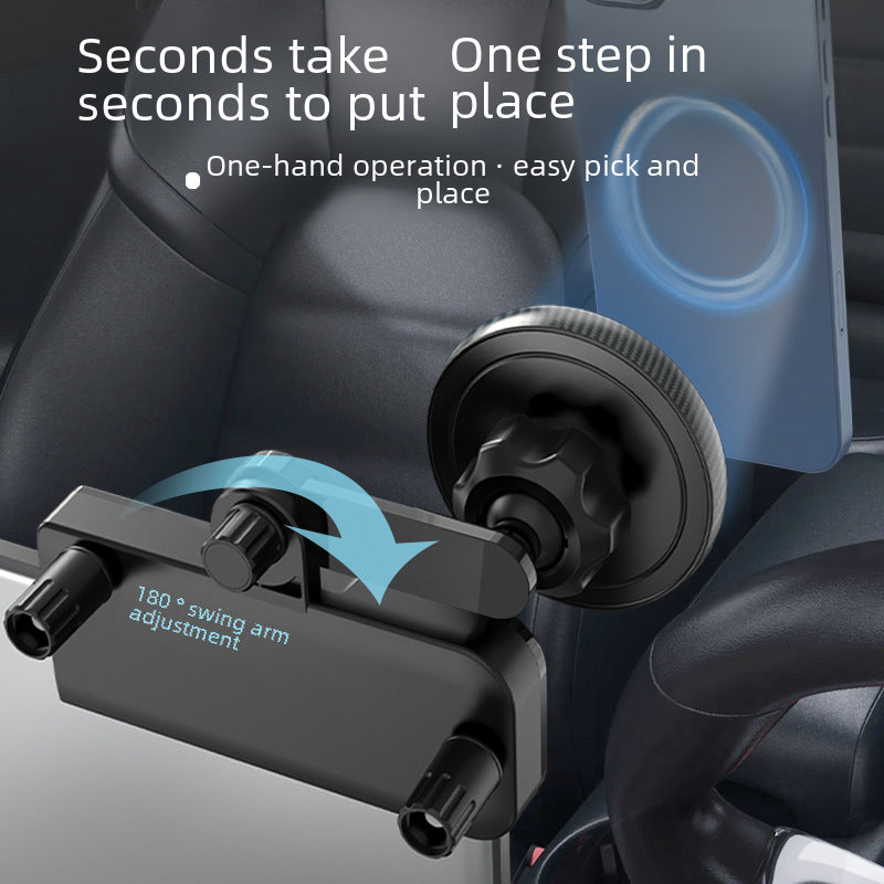 Applicable model3/Y Tesla car phone holder magsafe magnetic suction 360 degrees adjustable screen bracket