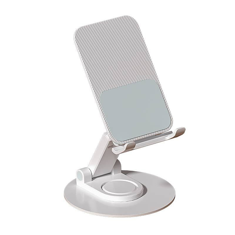 Mobile phone stand desktop portable and versatile Tik Tok live stream mobile phone stand full metal folding mobile phone stand wholesale