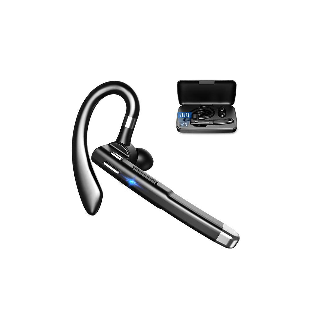 Amazon cross-border monaural wireless Bluetooth headset noise reduction ear-mounted ultra-long life battery car Business Sports Headset