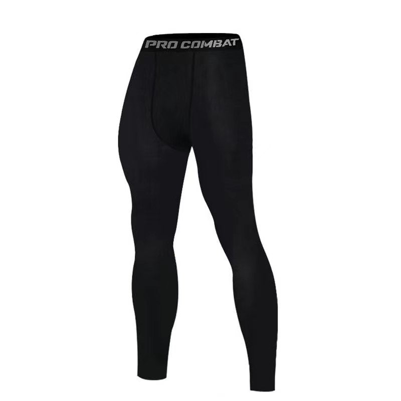 Science fiction fitness clothes men's tights quick-drying running device Sports suit basketball sports students spring and summer training wear