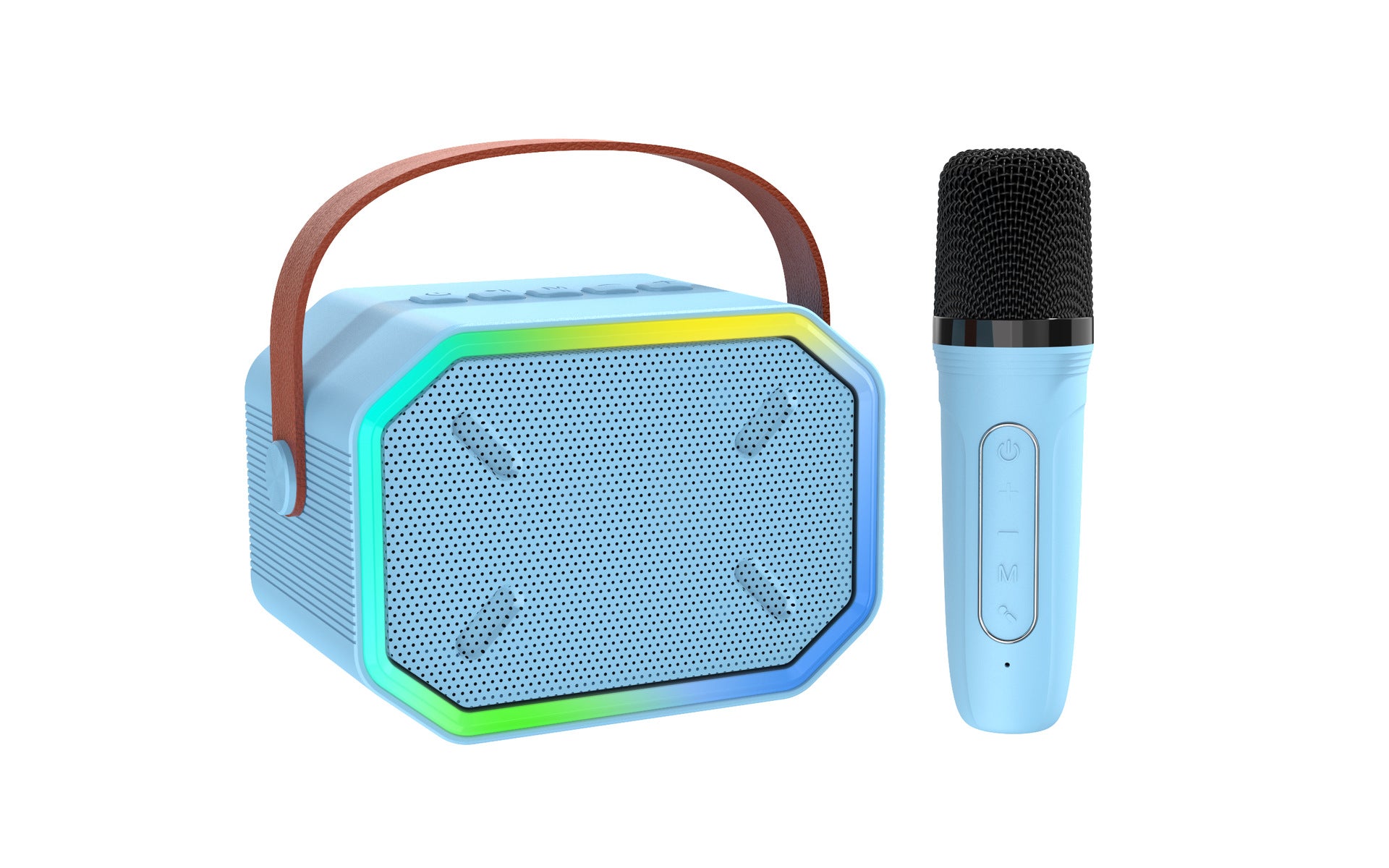 Lebo P3 Bluetooth audio wireless microphone boombox set small family KTV home karaoke artifact microphone