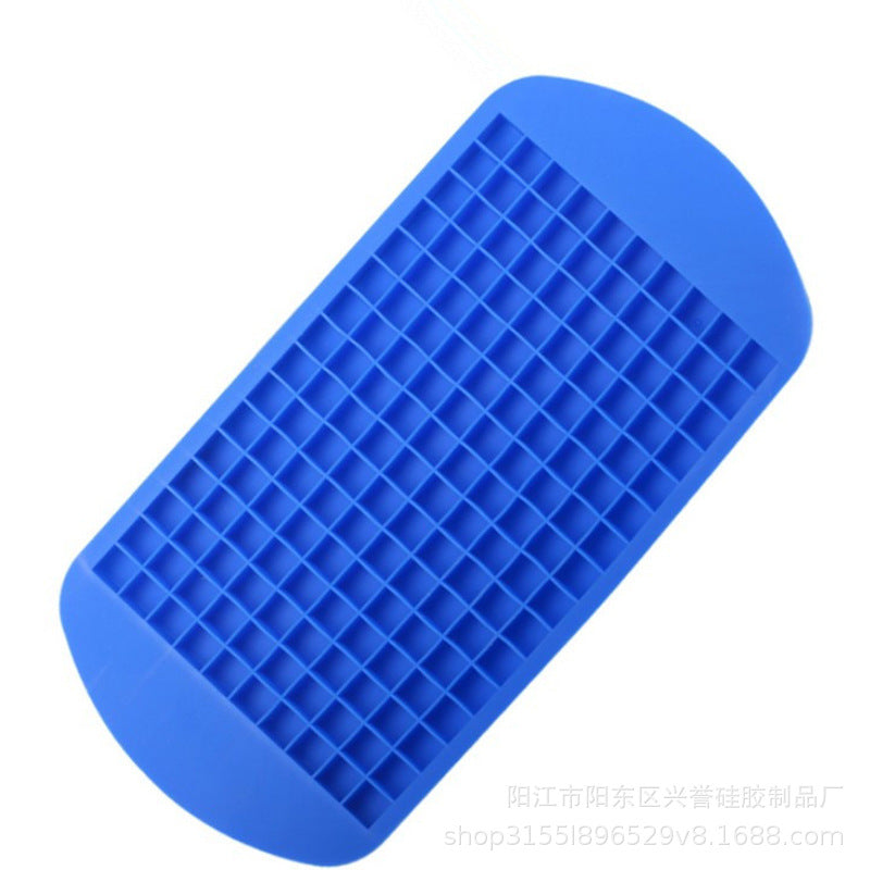 Factory wholesale thickened silicone ice tray food grade square ice tray summer 160 grid ice tray ice crushing ice maker
