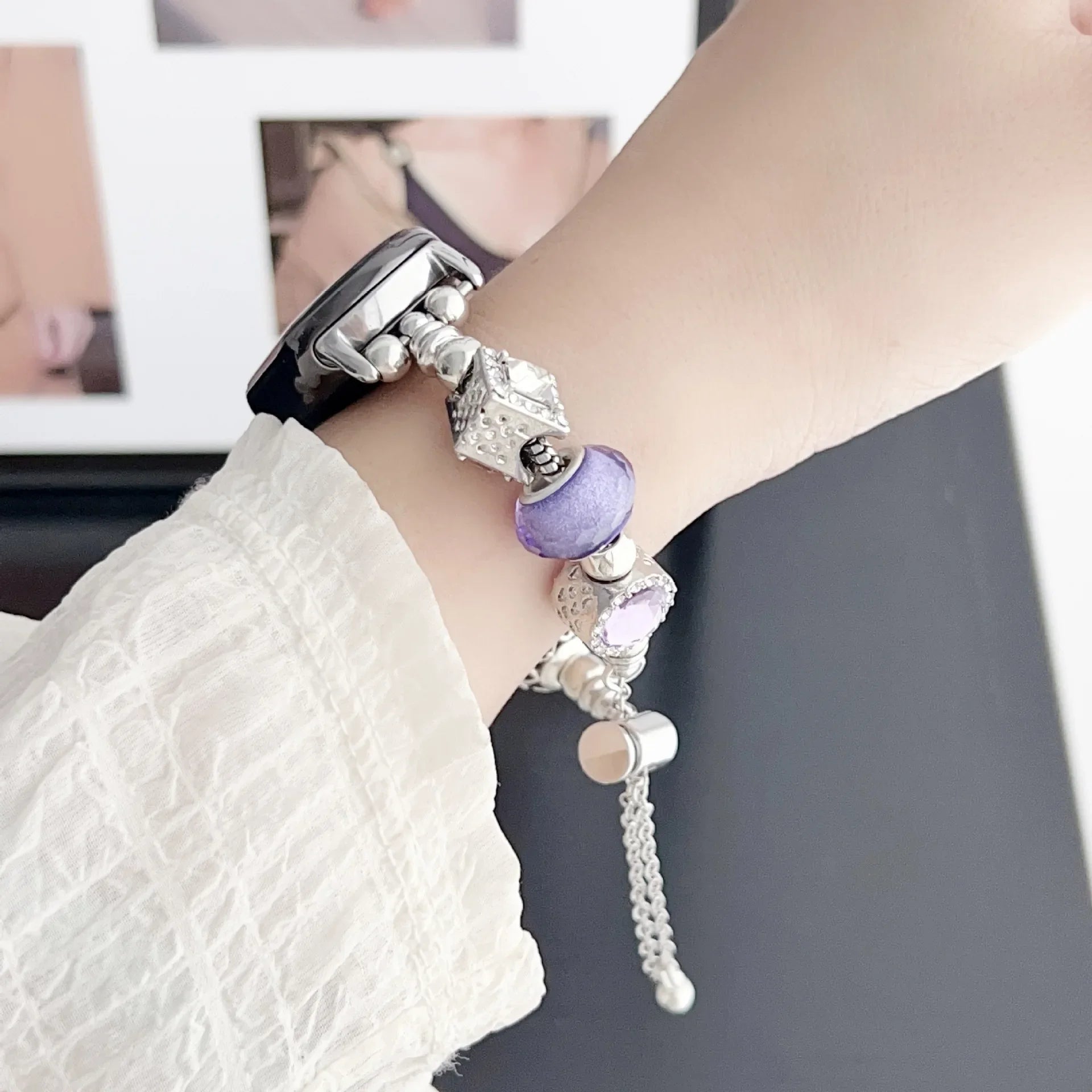 Suitable for Xiaomi 8 generation Pandora ornament chain wrist strap men's and Women's Business Leisure Sports replacement strap in stock