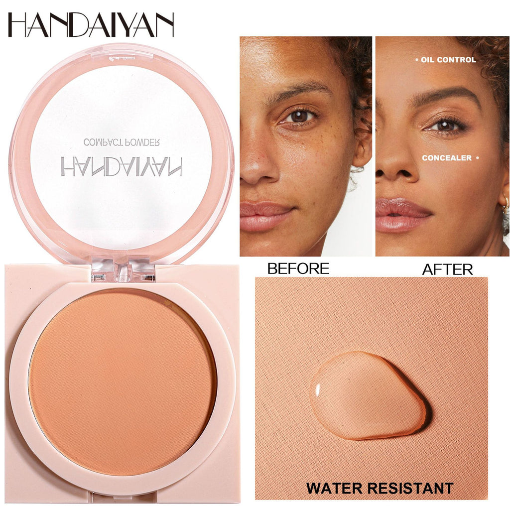 Cross-border finishing powder concealer Han Daiyan long lasting oil control cosmetic cream waterproof makeup not stuck powder smear-proof makeup powder cake