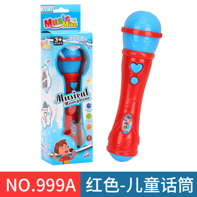 Children's wireless sound amplifier microphone mouthpiece toy baby singing small host imitation real plastic microphone
