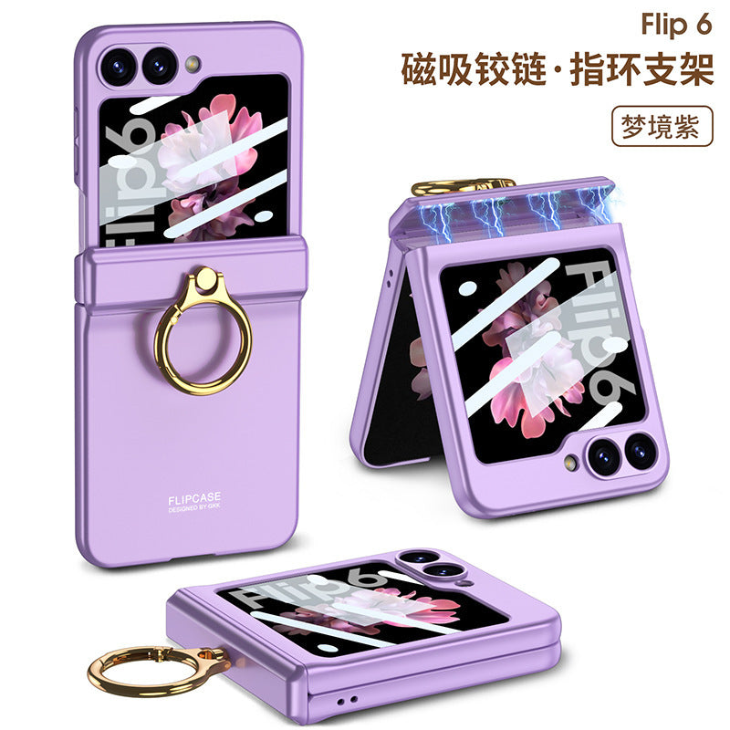 Samsung Galaxy Z Flip6 Case – Magnetic Ring, Drop-Resistant & Slim