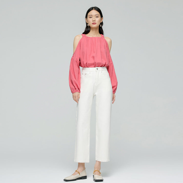 HEY+JEANS Women's Stretch Capri Straight Jeans