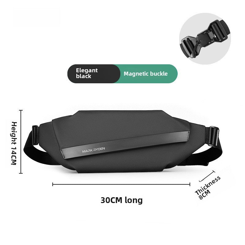 mark ryden cross-border new arrival fashion chest Bag Men's trendy crossbody bag multi-functional sports and leisure shoulder bag