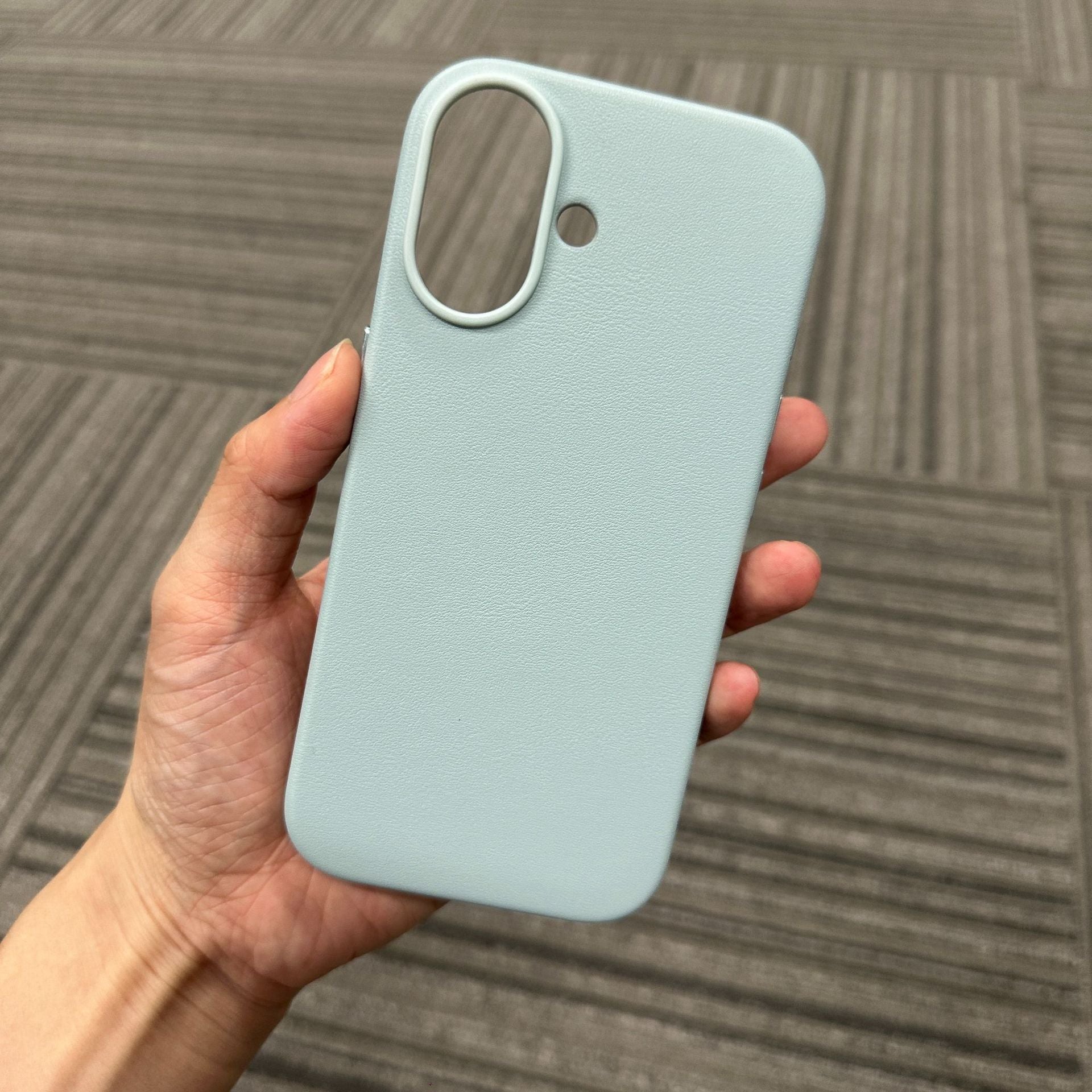 Apple 17 semi-grain PU scratch-resistant wear-resistant leather phone case iPhone16 phone case high quality all-inclusive pull leather
