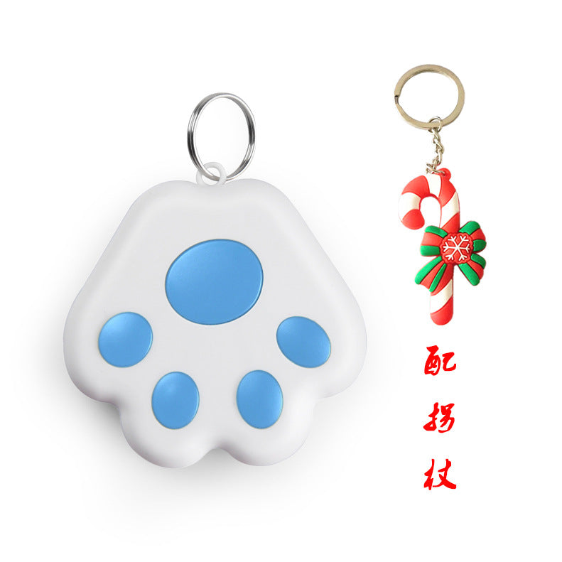 Smart dog's paw portable Bluetooth 5.0 pet mobile phone key wallet searching alarm anti-lost tracker locator