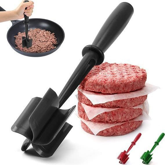 Plastic MeatChopper handheld meat chopper cooking scraper minced meat chopper stirring shovel cross-border