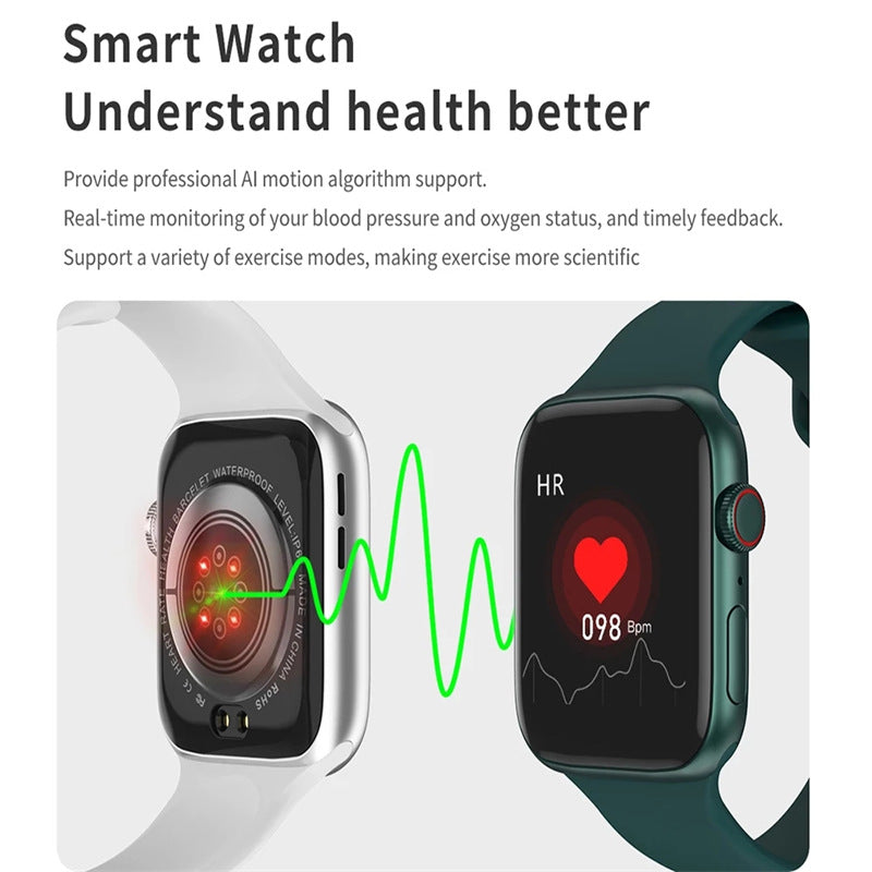 S9 Max Smart Watch – Bluetooth Calling, Heart Rate & Blood Pressure Monitor