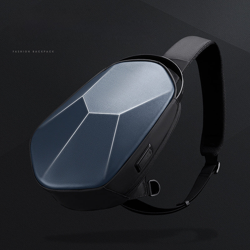 Mark Ryden new crossbody chest bag black men's shoulder bag 3D special shoulder bag casual fashion Men's bag