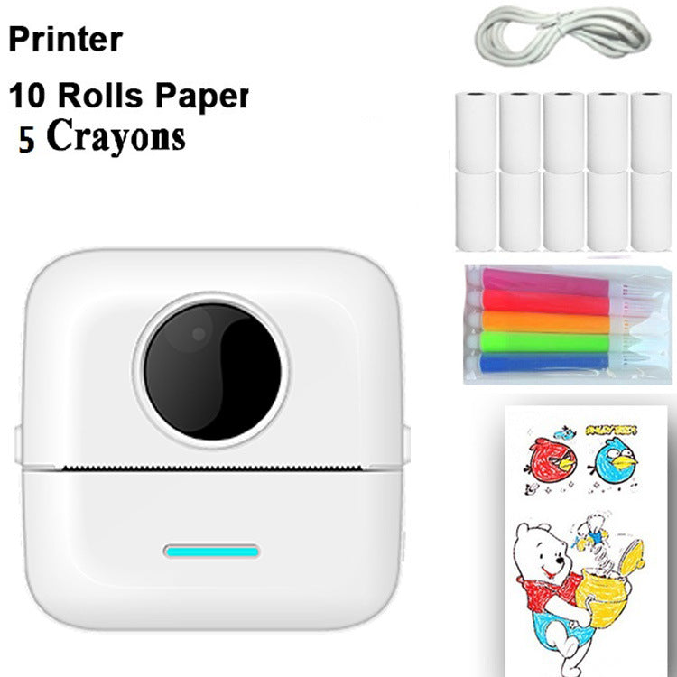 Cross-border new arrival portable mini student wrong question pocket printer label photo Bluetooth thermal printer