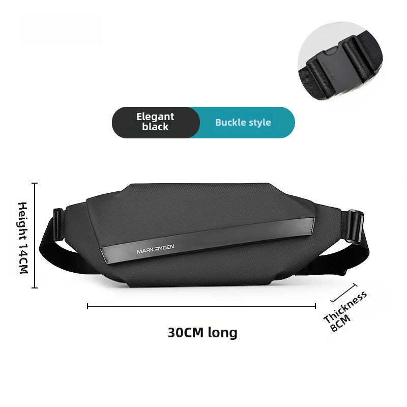 mark ryden cross-border new arrival fashion chest Bag Men's trendy crossbody bag multi-functional sports and leisure shoulder bag