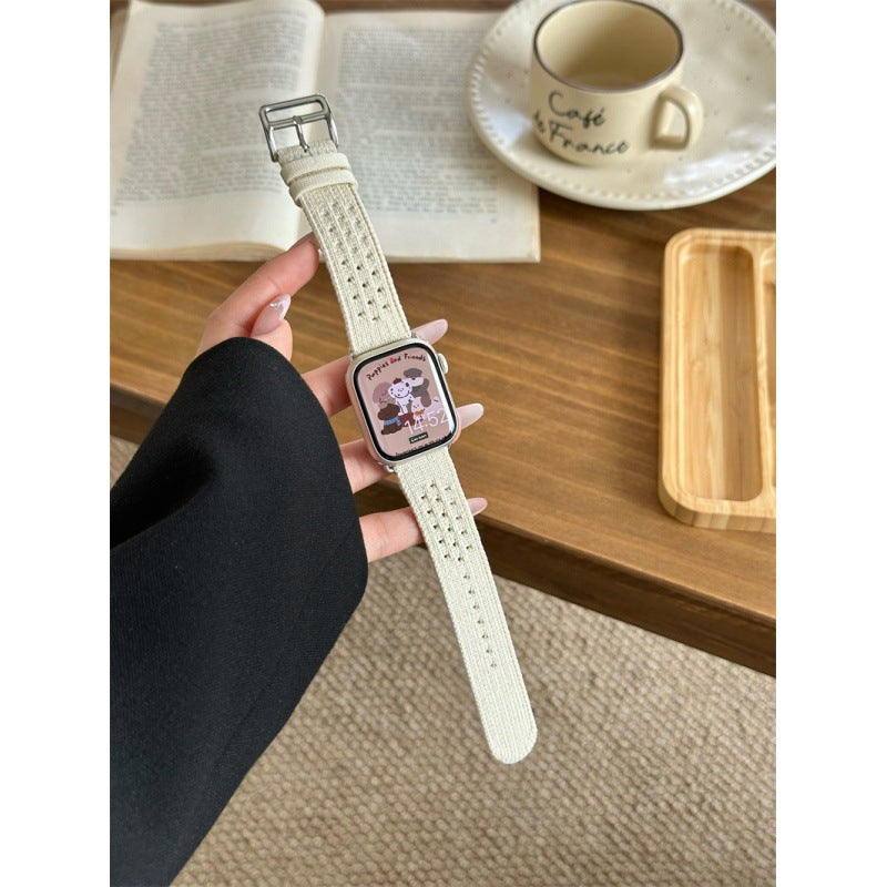 Suitable for AppleWatch watchband Apple watchband S1098 watchband iwatch654 generation woven watchband men and women se