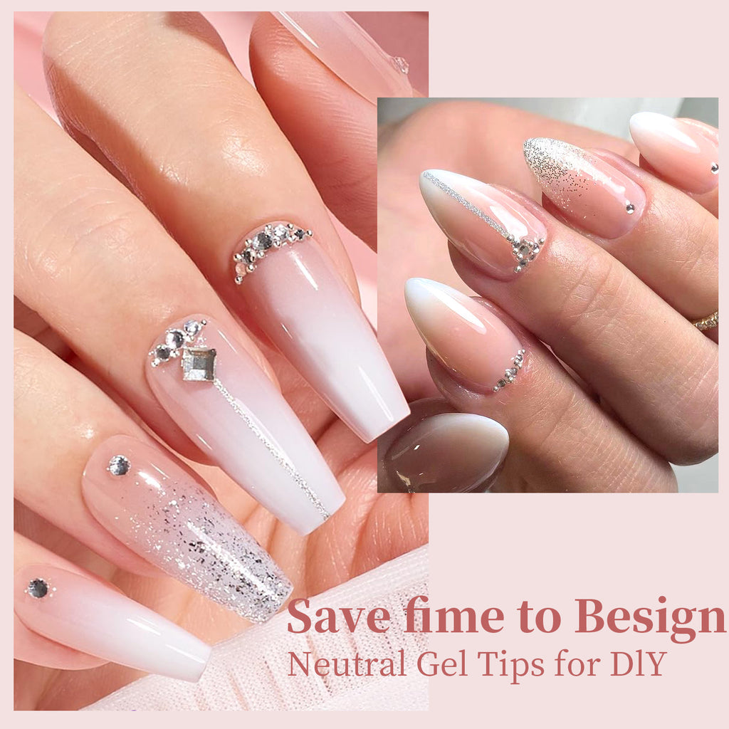 Cross-border nail wear nail gradient seamless wear nail detachable nail French wear nail fake nail patch