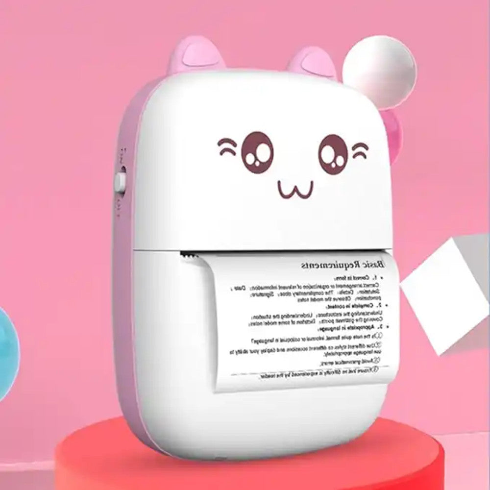 Foreign trade new mini thermal label printer portable photo printer student wrong question Pocket Printer