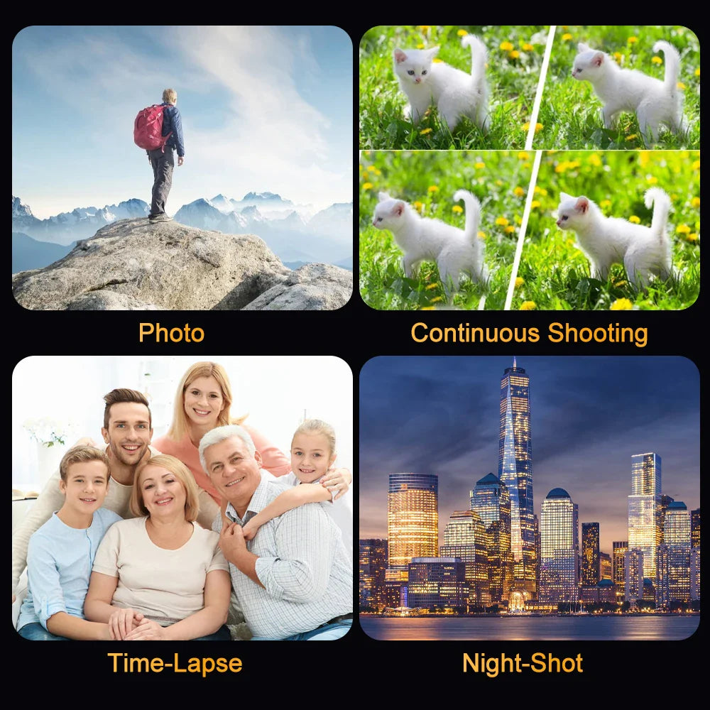 NNEOBA Digital Camera 3.0 Rotatable Screen Black