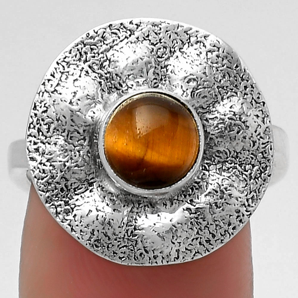 Natural Tiger Eye - Africa Ring size-8 R-1531 SDR179105