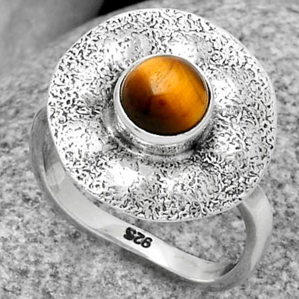 Natural Tiger Eye - Africa Ring size-8 R-1531 SDR179105
