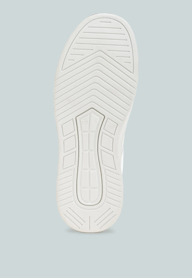 Scouts Metallic Paneling Platform Sneakers