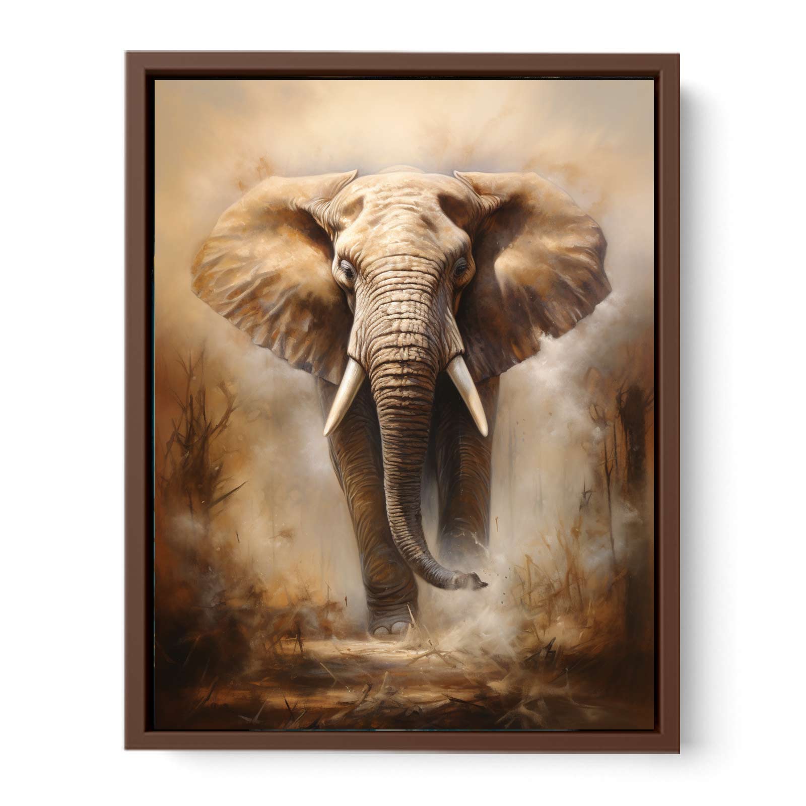 Elephant Art Canvas Art Print
