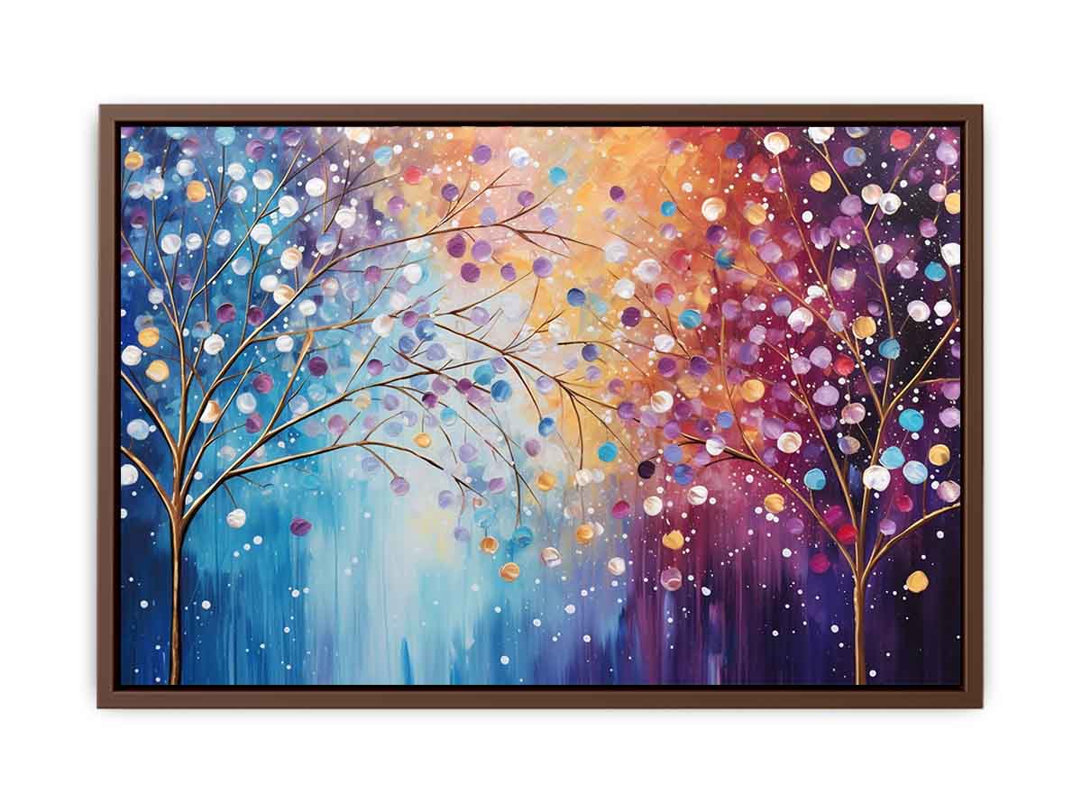 Sparkle Tree Art Canvas Art Print
