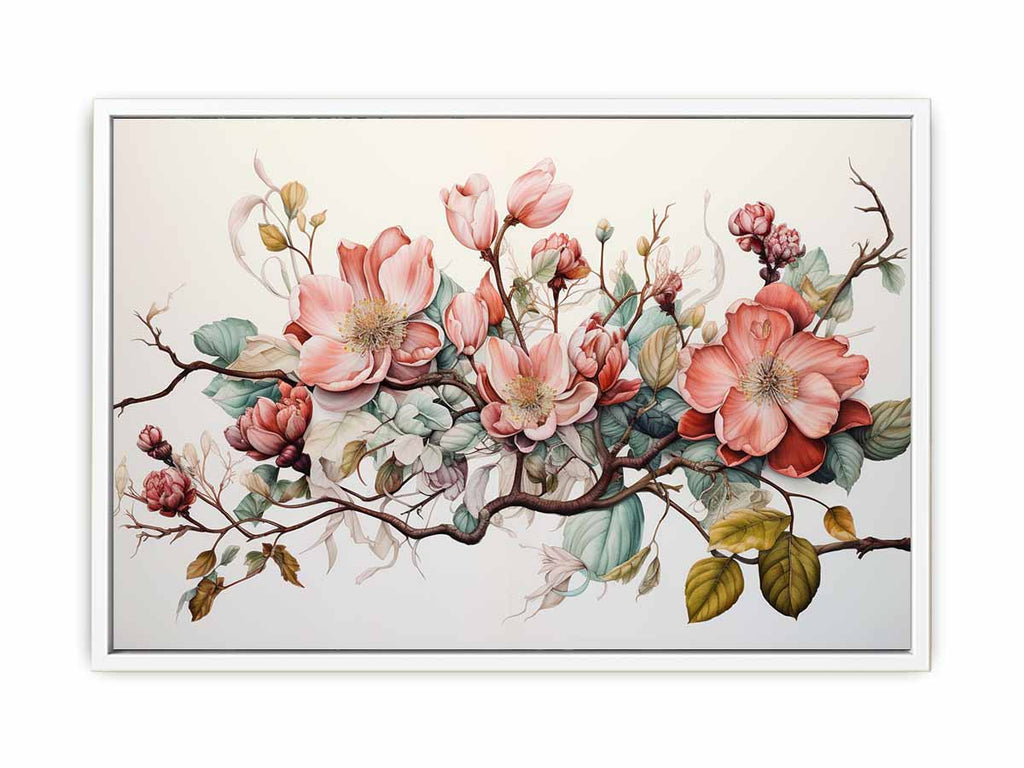 Flower Art Canvas Art Print