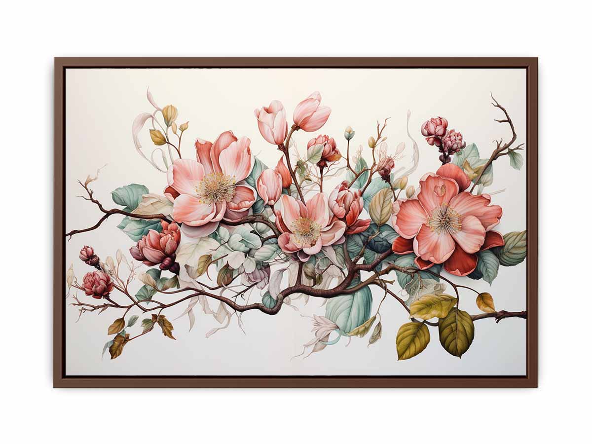 Flower Art Canvas Art Print