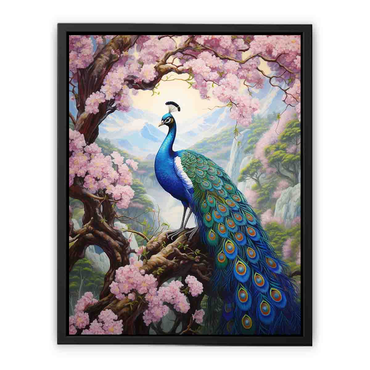 Peacock Art  Canvas Art Print