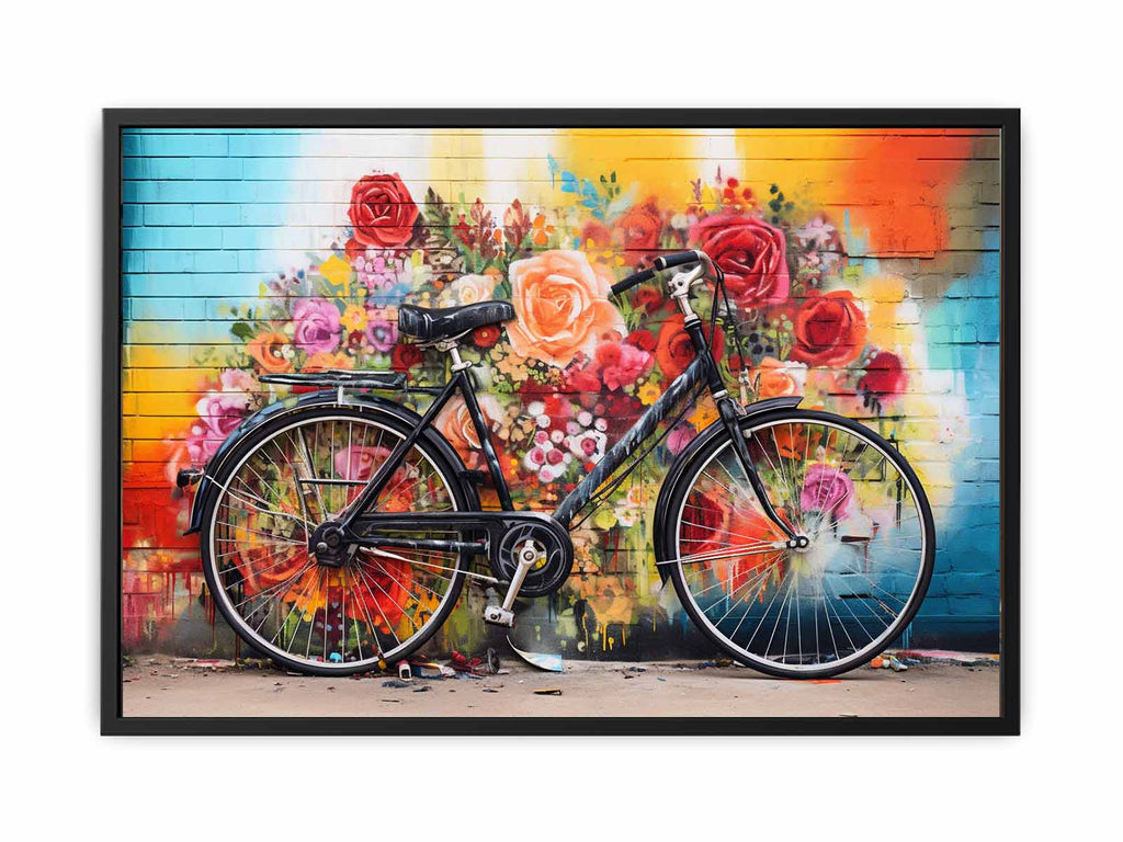 Bicycle Art Painting Canvas Art Print
