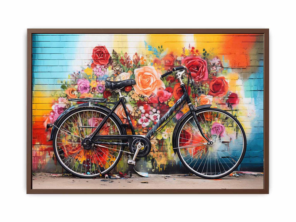 Bicycle Art Painting Canvas Art Print