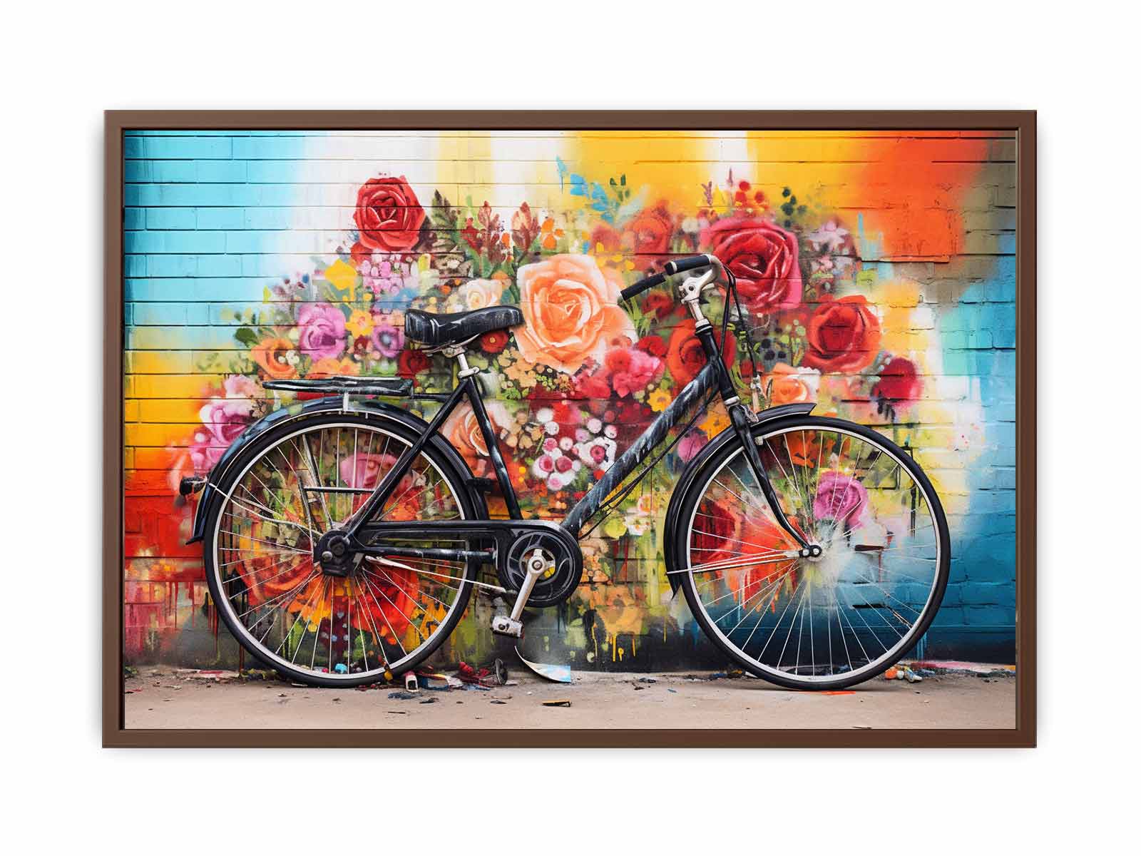 Bicycle Art Painting Canvas Art Print
