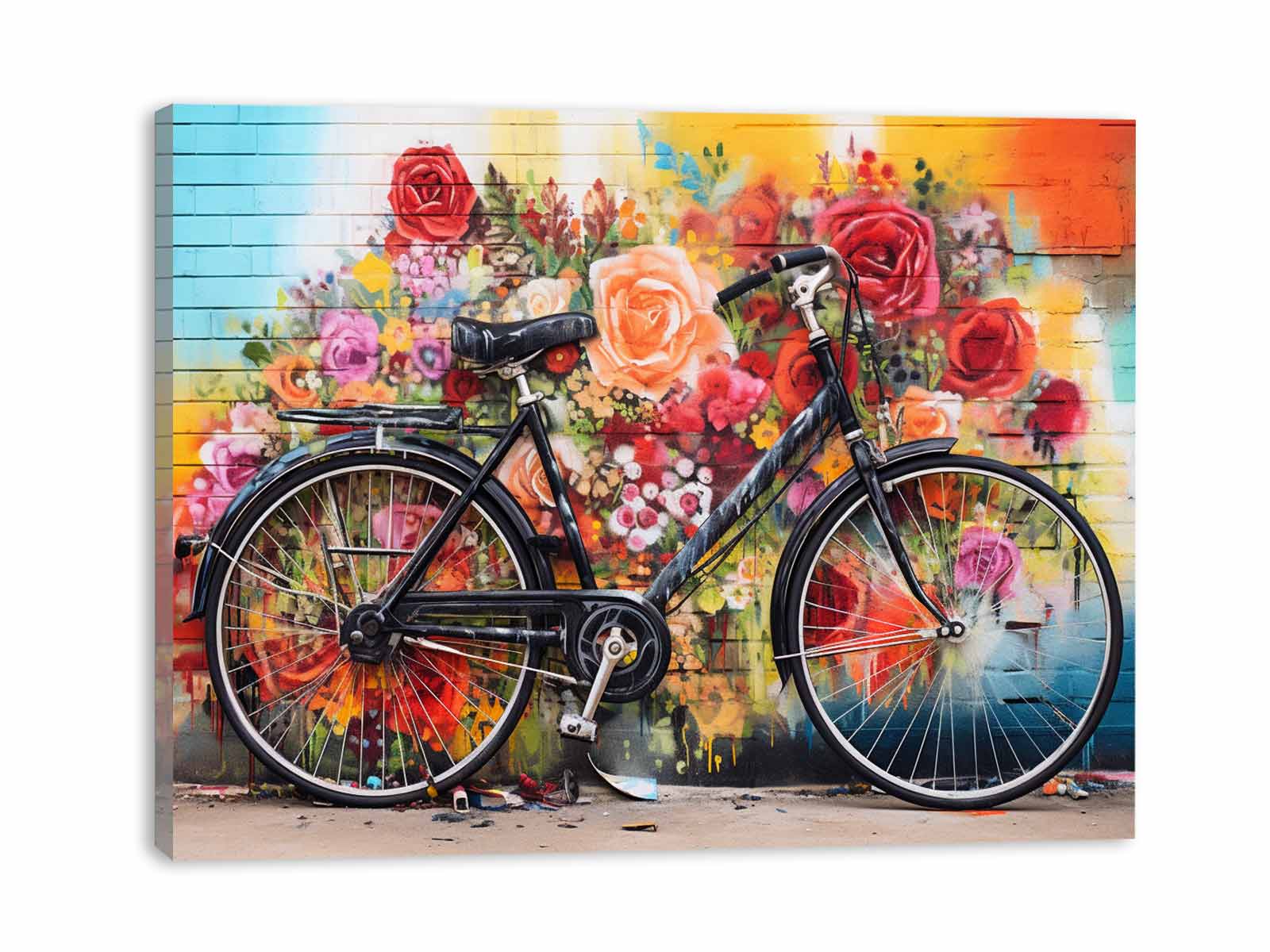 Bicycle Art Painting Canvas Art Print