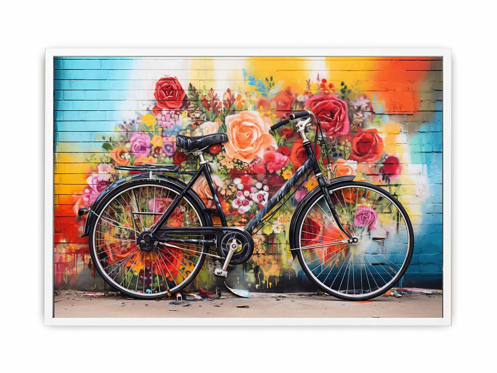 Bicycle Art Painting Canvas Art Print