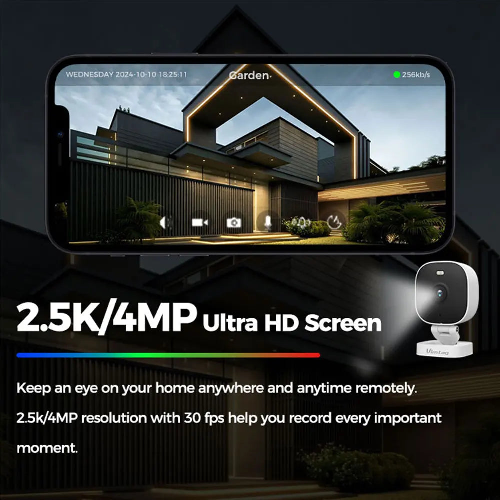 NNEOBA Outdoor Mini WiFi Camera Color Night Vision (4MP)