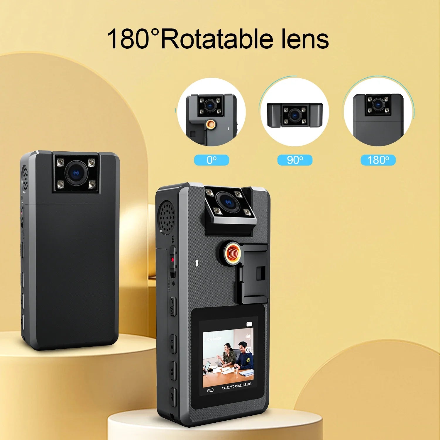 NNEOBA Mini Dash Cam Night Vision HD (1296P)