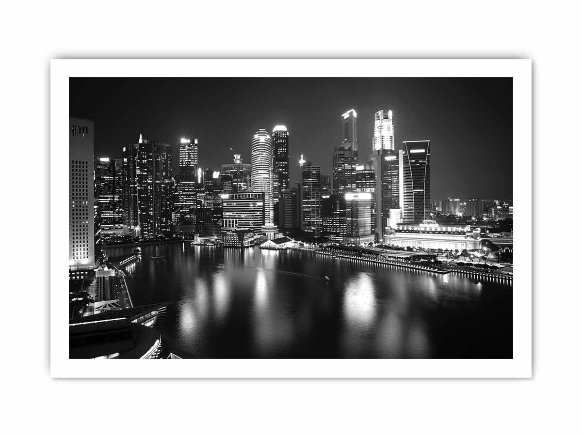 City Skyline Canvas Art Print