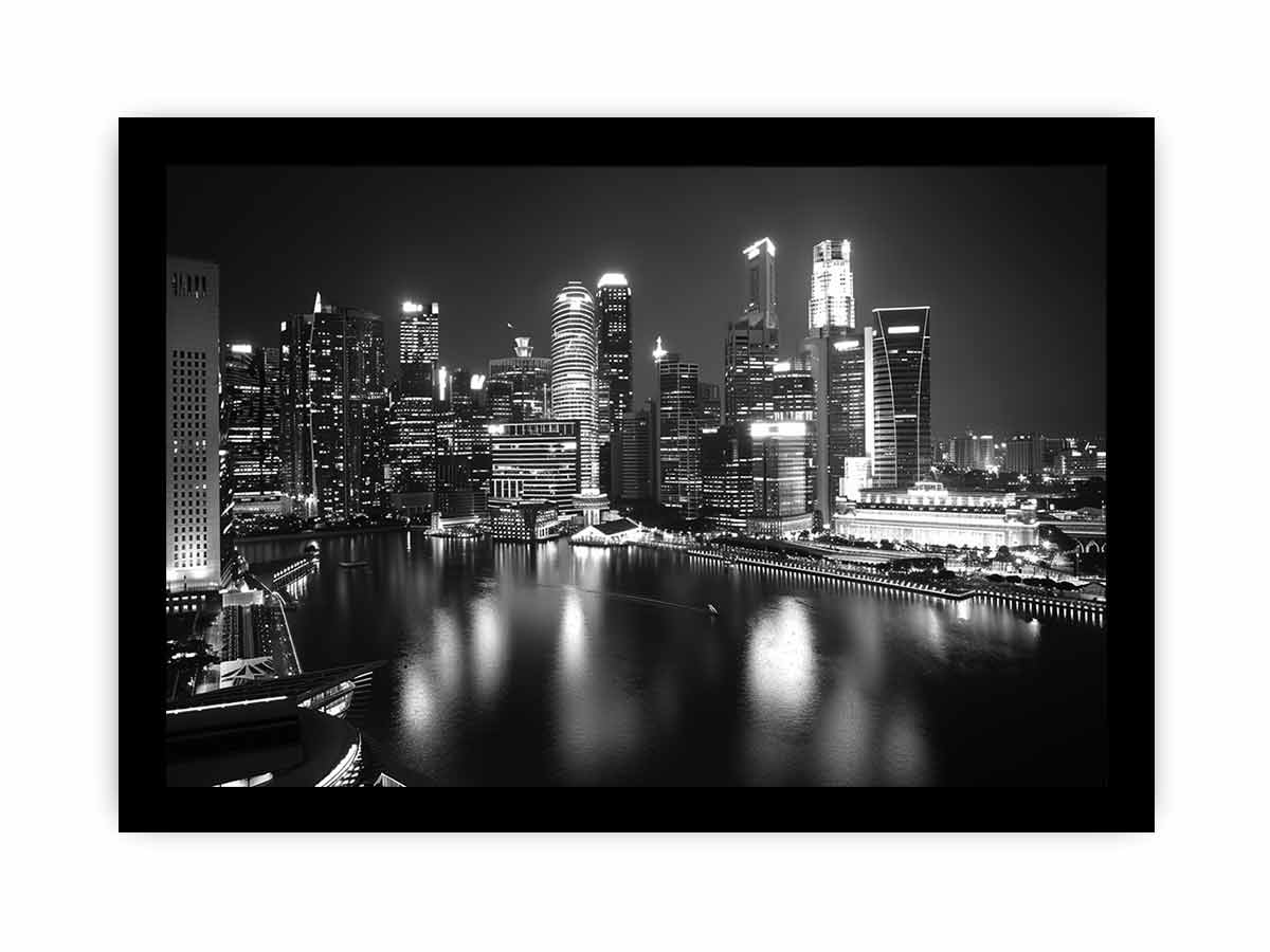 City Skyline Canvas Art Print