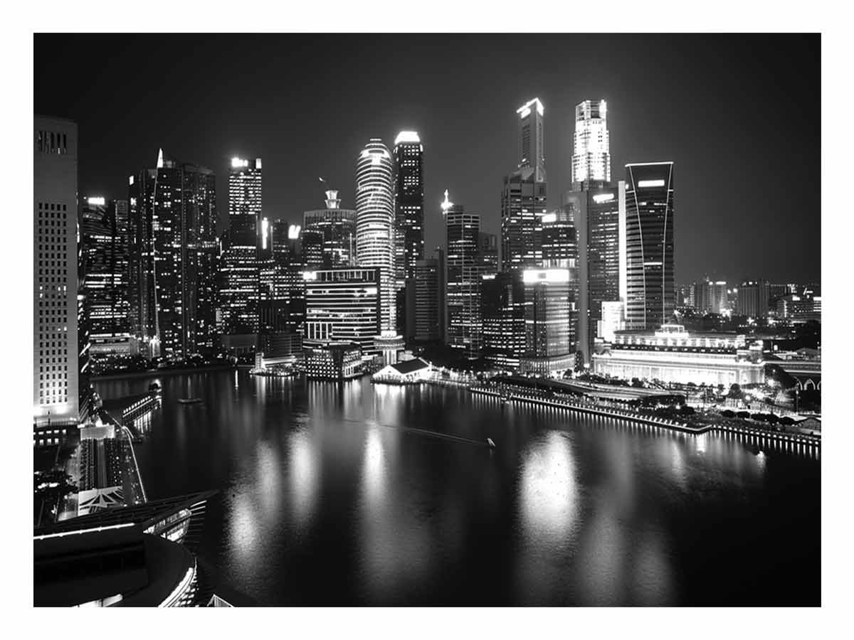 City Skyline Canvas Art Print