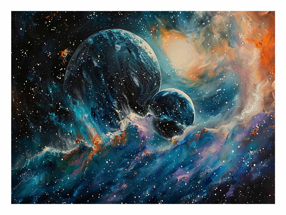 Space Art  Canvas Art Print