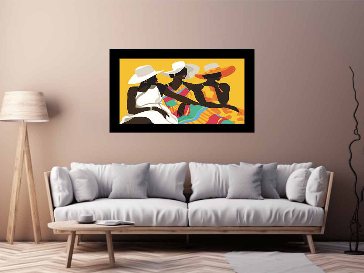 Discussions African Art  Canvas Art Print